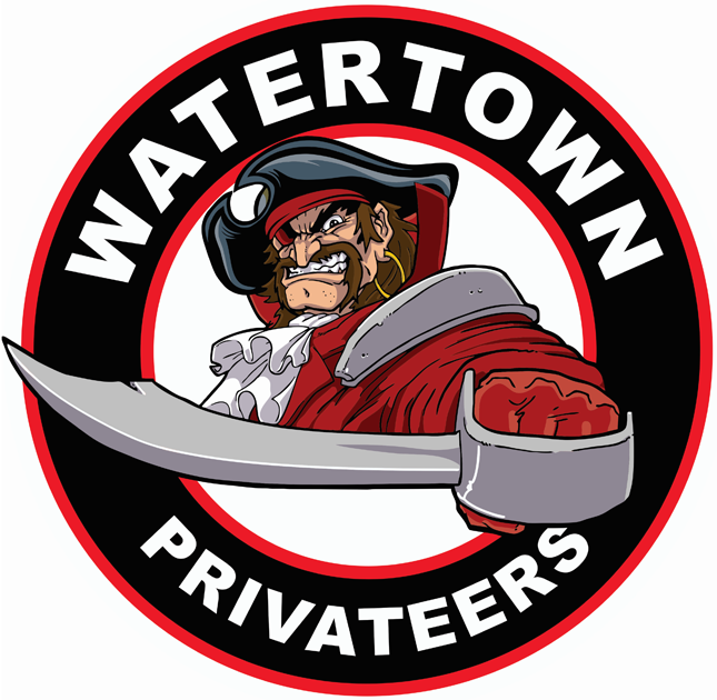 Watertown Privateers 2012-2014 Primary Logo iron on transfers for clothing